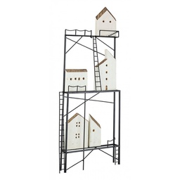 [B0182281] Decorazione parete in legno Housing