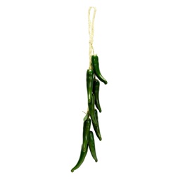 [V1862950000] Decorazione verdura artificiale peperoncino treccia 8 pezzi cm 10x50x3