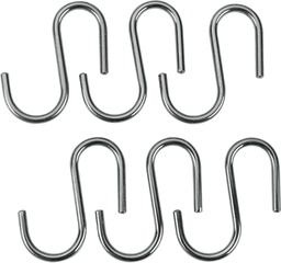 [039437] Eleganti ganci cromati per barra cucina: organizzazione e stile in un unico accessorio.