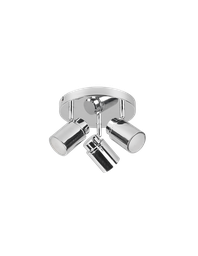[TRIO880430306] Faretto 3 Spot Orientabili Metallo Cromo Angelo Trio Lighting