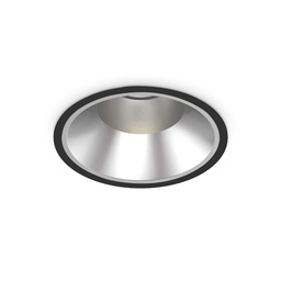 [8021696266596] Faretto incasso 42W 3000K nero D218xH132mm