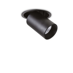 [8021696248189] Faretto incasso Nova 12W 3000K nero D100xH110mm