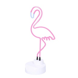 [V8526210000] Fenicottero rosa luce neon cmø14h42
