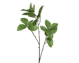 [20041777] Fiore Artificiale in poliestere verde con stelo