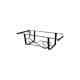 [2006913] Fioriera Balcone 50Cm Nera Regolabile