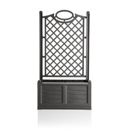[1990458] Fioriera Pvc Rettangolare 'Separe'' 80 X 42,5 X H 150 Cm Lt.120 Ferro