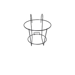 [MACA0115] Fioriera balcone nera 22cm