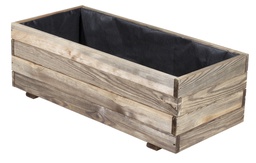 [20042663] Fioriera in legno impregnato 90x40x30h cm