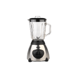 [1993034] Frullatore Elettrico 550W Tritaghiaccio In Acciaio Bicchiere Vetro 1,5 Litri