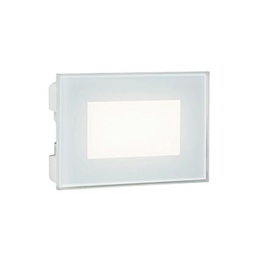 [SOV99193/02] Incasso Vetro 3W Led 4000K  linea spina  bianco