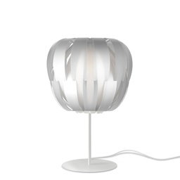 [QN/T/33/SVR] Lampada da Tavolo Base e Stelo in Metallo Cm. 19 x 33h