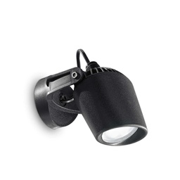 [8021696096476] Lampada da parete ELIO, nero - L120xH125xP120mm
