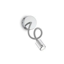 [8021696097206] Lampada da parete FOCUS cromo D100xP280-550mm