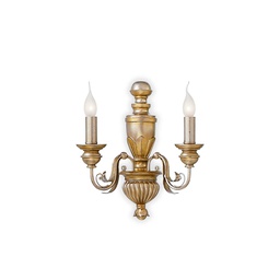 [8021696020846] Lampada da parete Firenze oro - L 330 x H 380 x P 170 mm