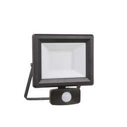 [8021696251011] Lampada da parete Flood con sensore 30W - L 145 x H 105 x P 190 mm - Nero