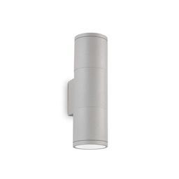 [8021696163628] Lampada da parete Gun AP2 grigia - L65xH210xP110mm