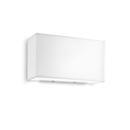 [8021696152851] Lampada da parete Hotel L320xH175xP110mm - Bianco
