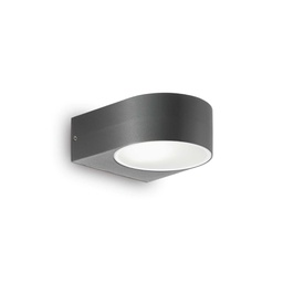 [8021696018515] Lampada da parete IKO Antracite L170xH70xP192mm