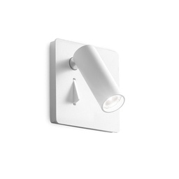 [8021696250106] Lampada da parete LITE, bianca - L 85 x H 85 x P 90 mm