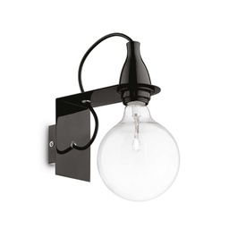 [8021696045214] Lampada da parete MINIMAL, Nero - L120xH230xP210mm