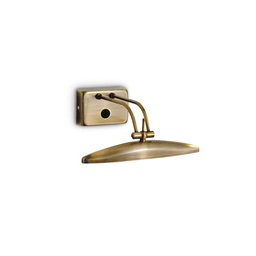 [8021696017327] Lampada da parete MIRROR-20 brunito L250xH100xP220mm