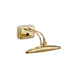 [8021696031507] Lampada da parete MIRROR-20 in ottone - L 250 x H 100 x P 220 mm