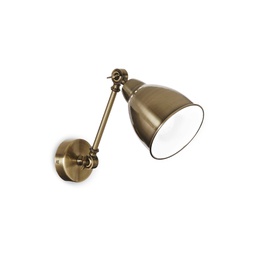 [8021696027876] Lampada da parete Newton, brunito - L140xH230xP440mm