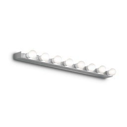 [8021696045634] Lampada da parete PRIVE' AP8 cromo - L805xH40xP80mm