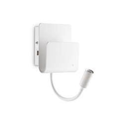 [8021696243160] Lampada da parete PROBE bianca - L130xH235xP135mm