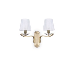 [8021696197708] Lampada da parete Pegaso in ottone - L 430 x H 335 x P 205 mm