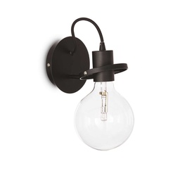 [8021696119502] Lampada da parete RADIO nera - D240xP180mm