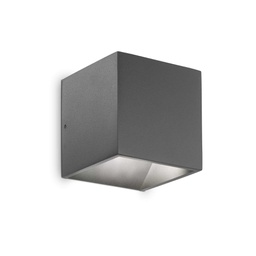 [8021696149738] Lampada da parete Rubik, antracite, 4000K, L100xH100xP100mm