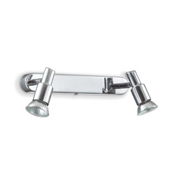 [8021696142050] Lampada da parete SLEM cromo L260xH100xP130mm
