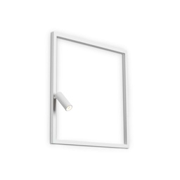 [8021696285276] Lampada da parete SYNTESI AP Square Bianco - L 610 x H 600 x P 150 mm