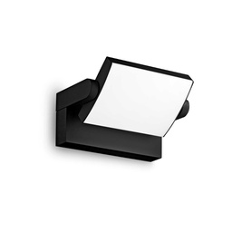[8021696287706] Lampada da parete Swipe, nera - L 212 x H 100 x P 120-165 mm