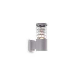 [8021696026978] Lampada da parete TRONCO AP1 grigio - L110xH250xP180mm