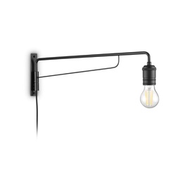 [8021696242392] Lampada da parete Triumph, nero - L40xH160xP625mm