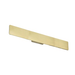[8021696287072] Lampada da parete Zig Zag in ottone, 3000K, D75 - L750xH80xP50mm