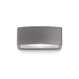 [8021696061580] Lampada da parete antracite L 220 x H 85 x P 120 mm
