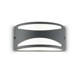 [8021696092447] Lampada da parete antracite L 250 x H 120 x P 130 mm