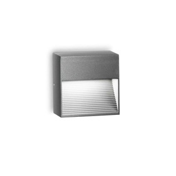[8021696122045] Lampada da parete antracite L 85 x H 85 x P 50 mm