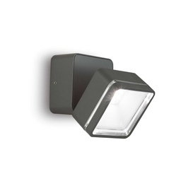 [8021696285511] Lampada da parete antracite L 90 x H 90 x P 85 mm