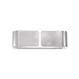 [8021696088273] Lampada da parete argento L 440 x H 125 x P 110 mm