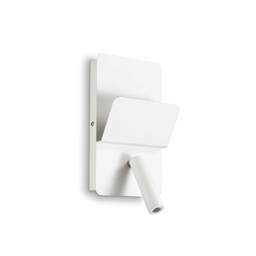 [8021696176536] Lampada da parete bianca L150xH250xP75mm