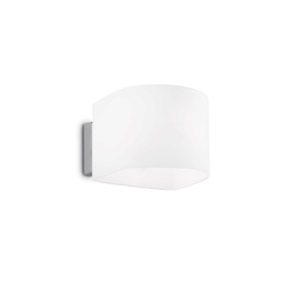 [8021696035185] Lampada da parete bianco L 100 x H 80 x P 100 mm