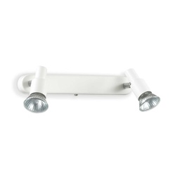 [8021696142081] Lampada da parete bianco L 260 x H 100 x P 130 mm