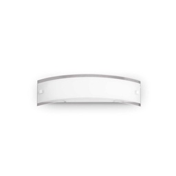 [8021696005294] Lampada da parete bianco L 350 x H 90 x P 70 mm