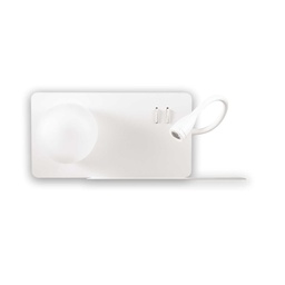 [8021696174822] Lampada da parete bianco L 375 x H 150 x P 175 mm