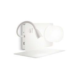[8021696174792] Lampada da parete bianco L 375 x H 150 x P 175 mm