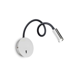 [8021696203188] Lampada da parete cromo D 85 x P min 280 - max 550 mm